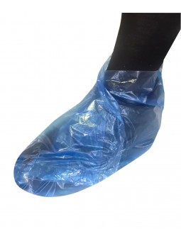 Blue Plastic Shoe Cover. Box 200 units