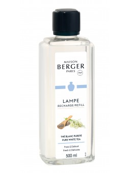 Lámpara Colección Institucional Gris + Perfume Thé Blanc Pureté 250ml Maison Berger Paris 1898