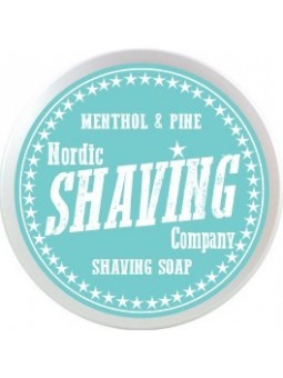 Nordic Shaving Soaps Methol & Pine Shaving Soap 80g