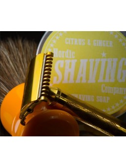 Jabón de Afeitar Citrus & Ginger Nordic Shaving Soaps 80g