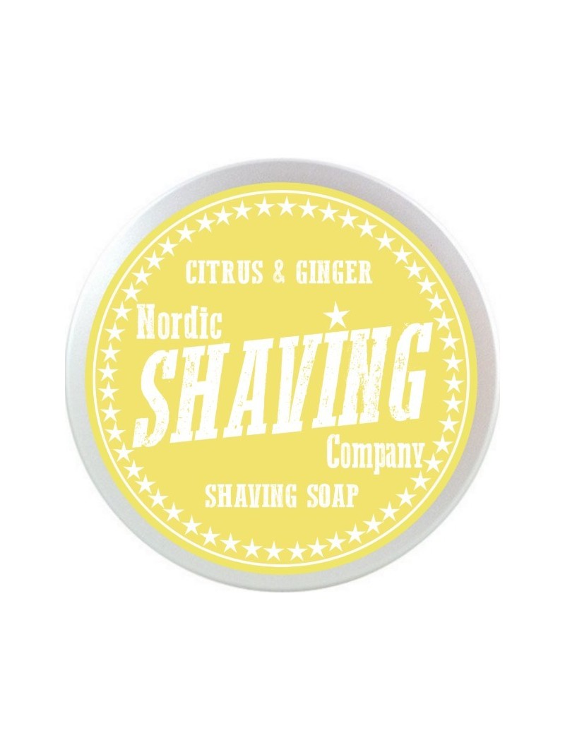 Nordic Shaving Soaps Citrus & Ginger Shaving Soap 80g