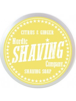 Nordic Shaving Soaps Citrus & Ginger Shaving Soap 80g