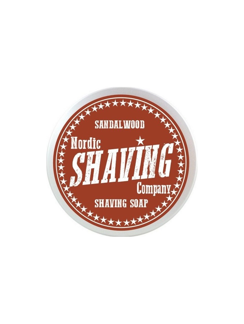 Nordic Shaving Soaps Sandalwood Shaving Soap 80g