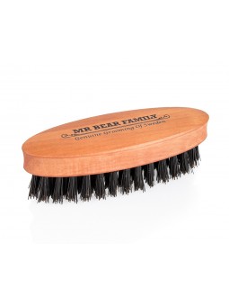 Mr Bear Family Travel Beard Brush Natural Bristles