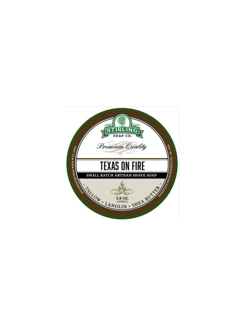 Stirling Soap Co Shaving Soap Texas on Fire 170ml