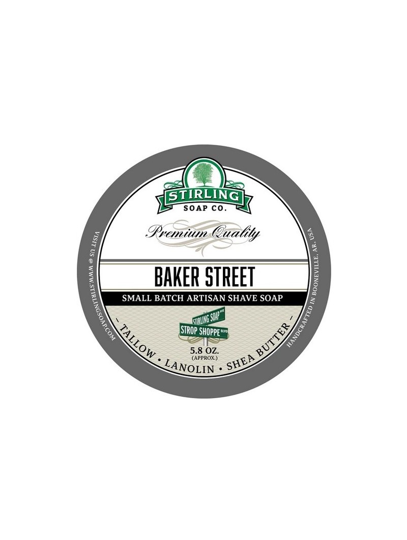 Jabón de Afeitar Baker Street Stirling Soap Co 170ml