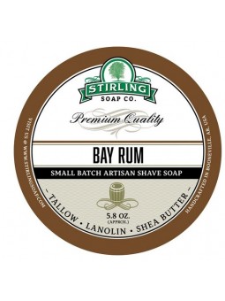 Stirling Soap Co Shaving Soap Bay Rum 170ml