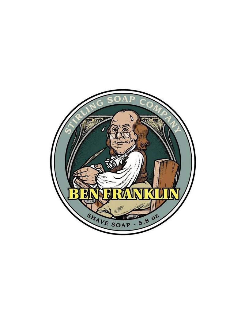 Jabón de Afeitar Ben Franklin Stirling Soap Co 170ml