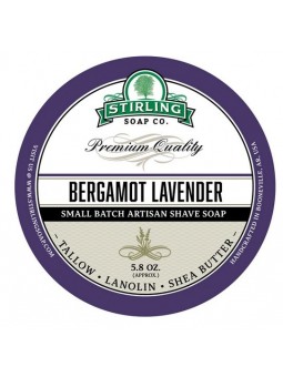 Jabón de Afeitar Bergamot Lavender Stirling Soap Co 170ml