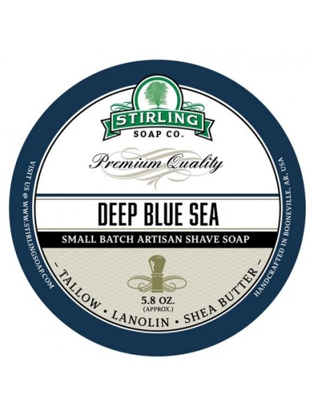 Jabón de Afeitar Deep Blue Sea Stirling Soap Co 170ml