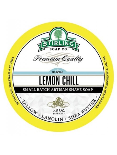 Jabón de Afeitar Glacial Lemon Chill  Stirling Soap Co 170ml