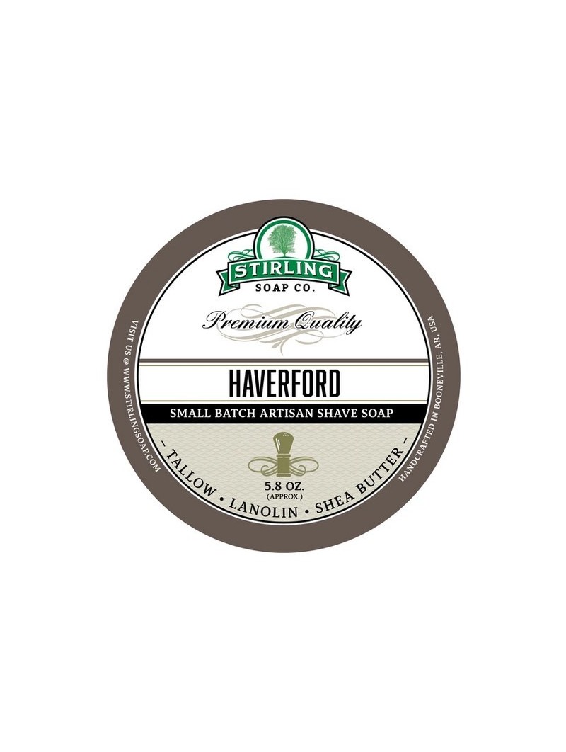 Stirling Soap Co Shaving Soap Haverford 170ml