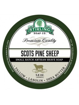 Jabón de Afeitar Scots Pine Sheep Stirling Soap Co 170ml