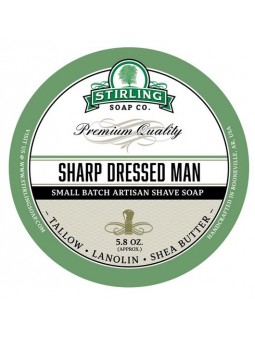 Jabón de Afeitar Sharp Dressed Man Stirling Soap Co 170ml