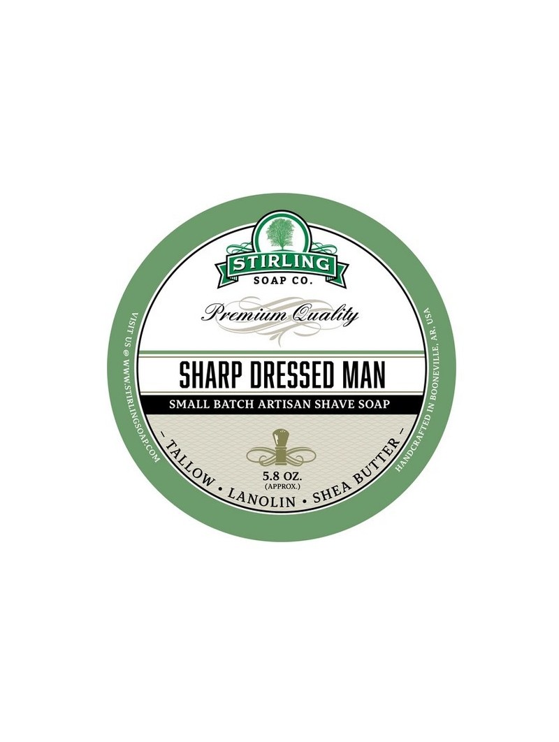 Jabón de Afeitar Sharp Dressed Man Stirling Soap Co 170ml