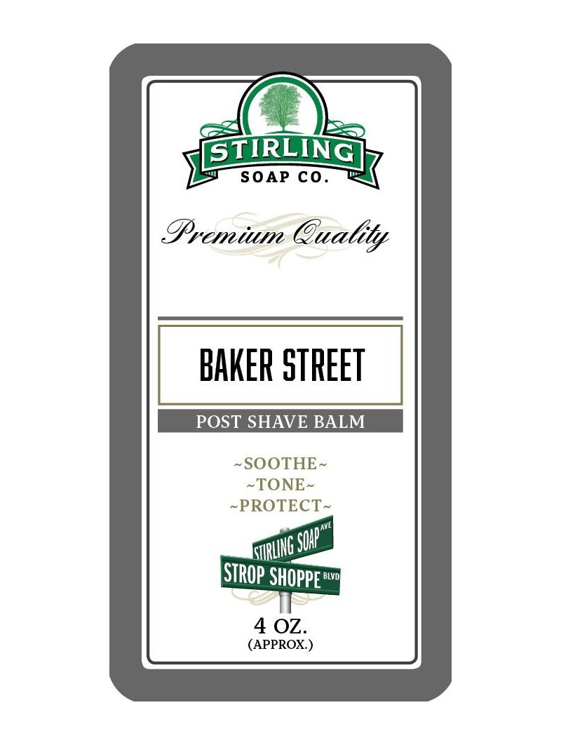 After Shave Bálsamo Baker Street Stirling Soap Co 118ml