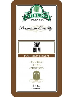 After Shave Bálsamo Bay Rum Stirling Soap Co 118ml