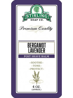 After Shave Bálsamo Bergamot Lavender Stirling Soap Co 118ml