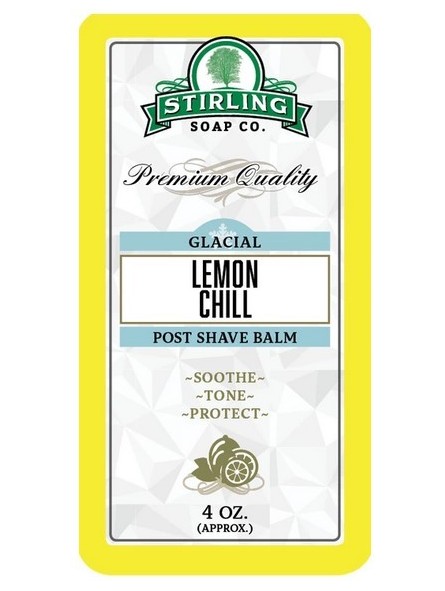 After Shave Bálsamo Glacial Lemon Chill Stirling Soap Co 118ml