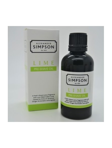 Simpsons Lime Pre Shave Oil 50ml