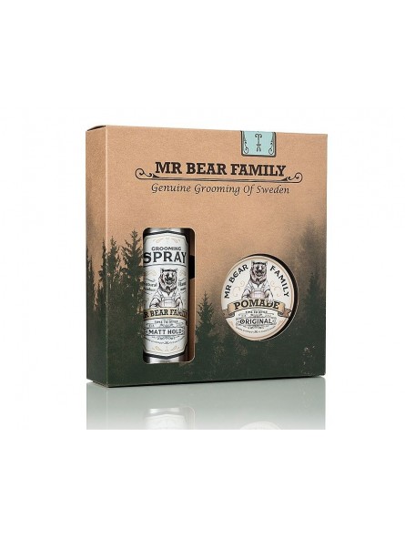 Mr Bear Family Matt Hold & Pomade Original Kit