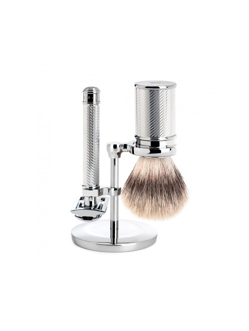 Mühle Traditional Shaving Set Silvertip Fibre Shaving Brush & R89 Safety Razor