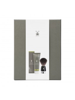 Mühle starter Set Shaving Cream Aloe Vera and Black Fibre Shaving Brush