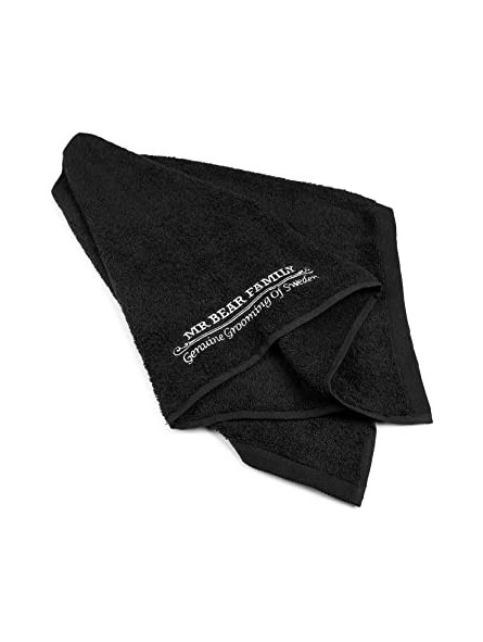 Mr Bear Family Black Towel