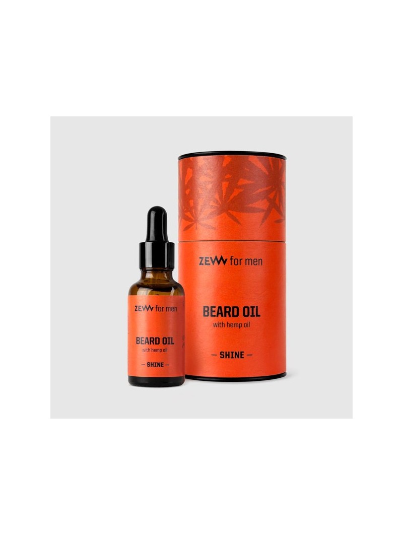 Zew for Men Shine Beard Oil with Hemp Oil 30ml