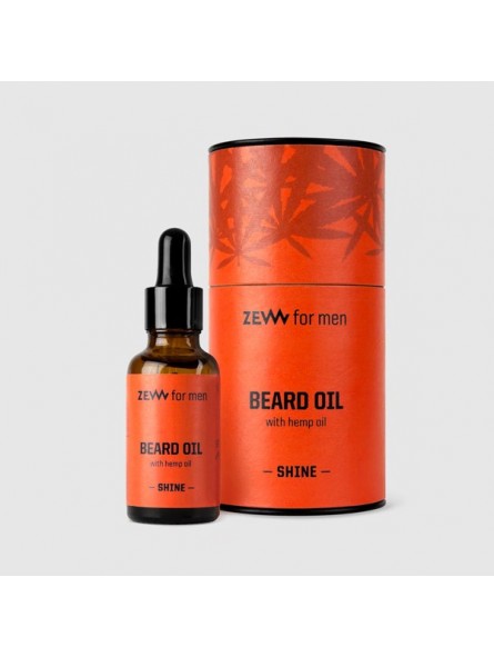 Aceite para Barba con Cáñamo efecto Brillo Zew for Men 30ml