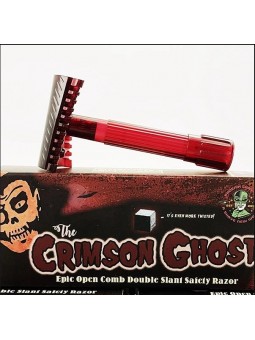 Phoenix Artisan Accoutrements Crimson Ghost Open Comb Double Slant Safety Razor