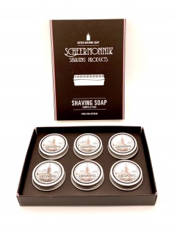 Scheermonnik Sample pack 6 Shaving Soap 15g