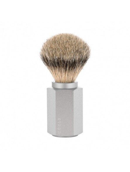 Mühle Shaving Brush Hexagon Pure Silvertip