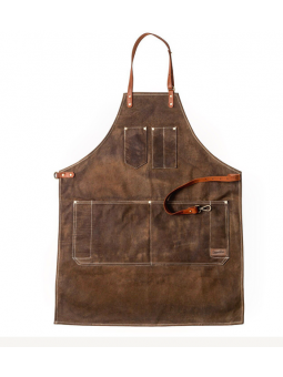 Dapper Dan Brown Apron