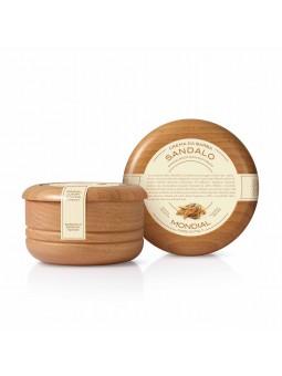 Crema Afeitar Sándalo Bol Madera Mondial 75ml