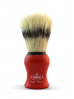 Brocha Afeitar Barbera Omega Roja