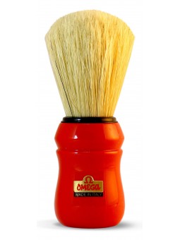 Brocha Barbera Omega Cerda Nº 49 Mango Rojo