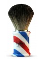 Omega Black Badger “Barber Pole” Shaving Brush