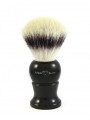 Edwin Jagger Shaving Brush Synthetic Silver Tip Ebony L