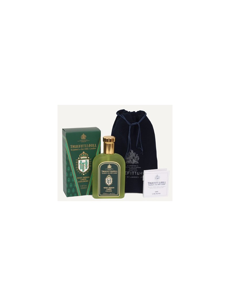 Truefitt & Hill West Indian Lime Cologne 100ml + Cologne 8 Sample Pack