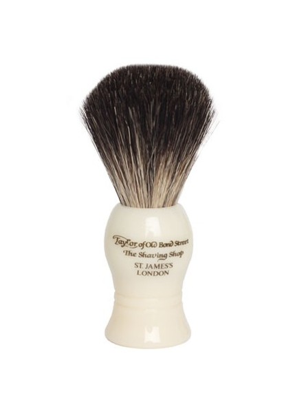 Brocha de Afeitar Taylor of Old Bond Street Pure Badger . Blanca