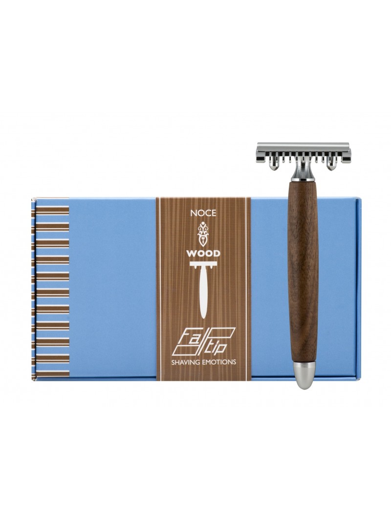 Double Edge Safety Razor Fatip Zebrano Wood