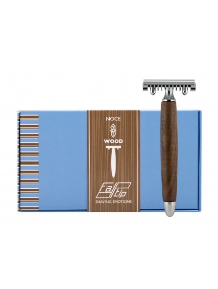 Double Edge Safety Razor Fatip Zebrano Wood