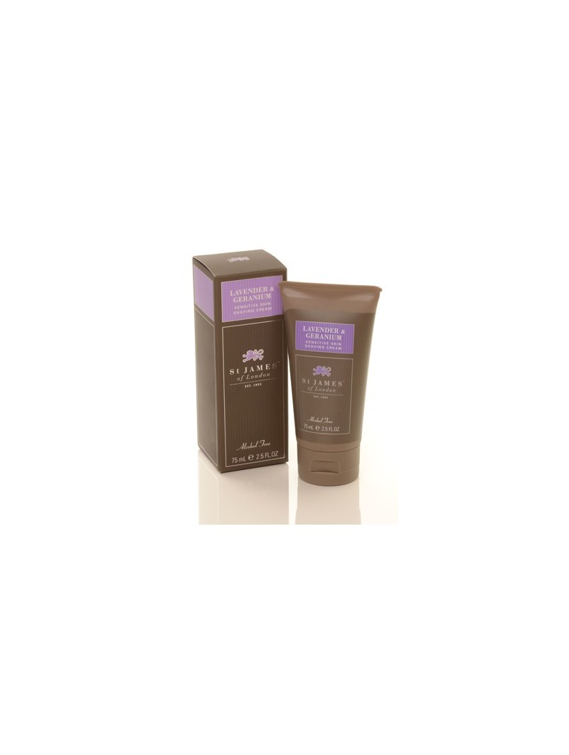 Crema de Afeitar St. James of London Lavanda & Geranio ubo 75ml 