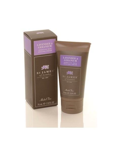 Crema de Afeitar St. James of London Lavanda & Geranio ubo 75ml 