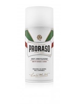 Espuma de Afeitar Té Verde y Avena Proraso 300ml.