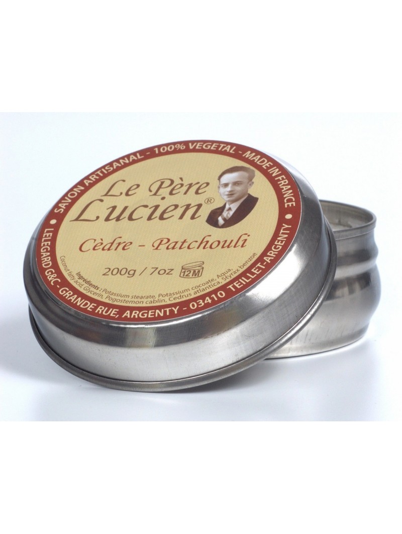 Le Pere Lucien Cedar & Patchouli Shaving Soap 98g