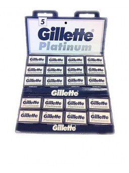 100 Cuchillas Doble Filo Gillette Platinum