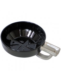 Fine Accoutrements Black/Grey Lather Bowl with StaticHole Technology