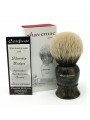 Shavemac Shaving Brush ML3 Silvertip 2-Band 50mm Black/Brown